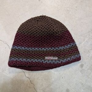 Alien Workshop Knit Beanie OSFM Red Brown Gray Skater